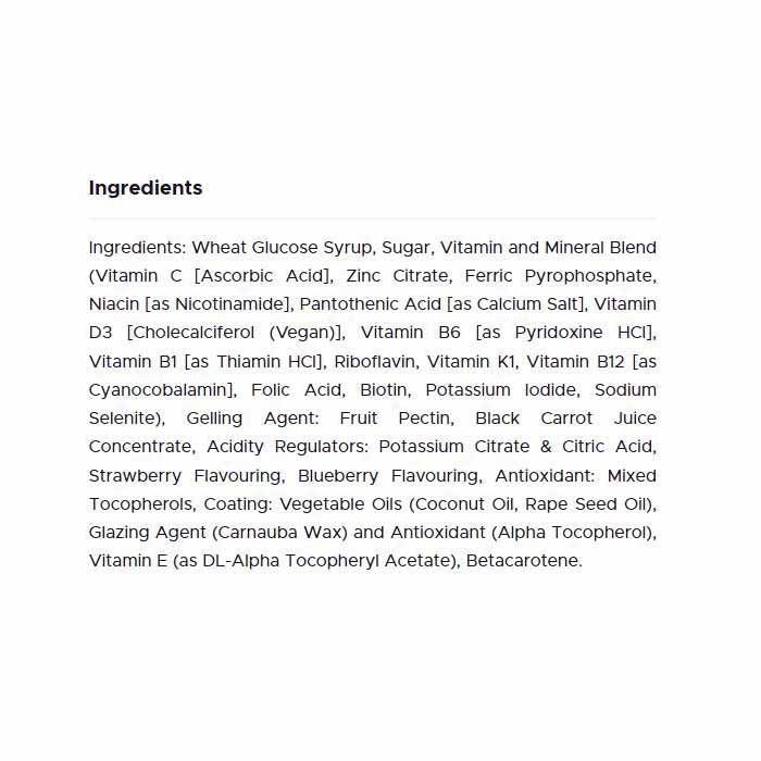 Vitabiotics - Pregnacare Gummies, 60 Gummies - Back