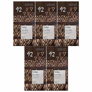 Vivani - Organic Dark Panama 92% Cocoa Chocolate, 80g | Pack of 10