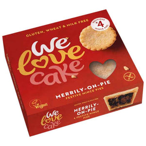We Love Cake - Gluten Free Mince Pies, 4 Pies