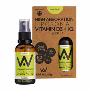 Well. Actually. - Liposomal Vitamin D3 + K2 Oral Spray, 30ml | Multiple Flavours