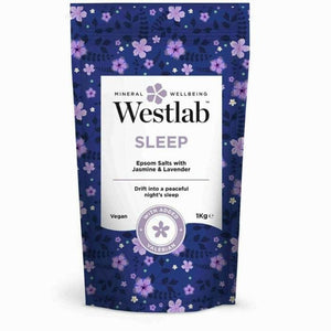 Westlab - Sleep Epsom & Dead Sea Mineral Salts with Lavender & Jasmine, 1kg