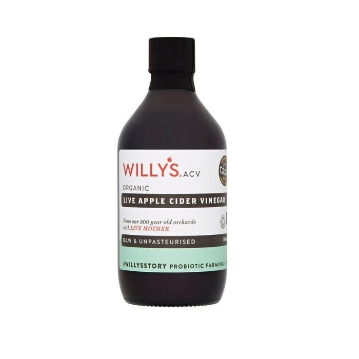 Willy's - Live Apple Cider Vinegar with The Mother, 500ml - front
