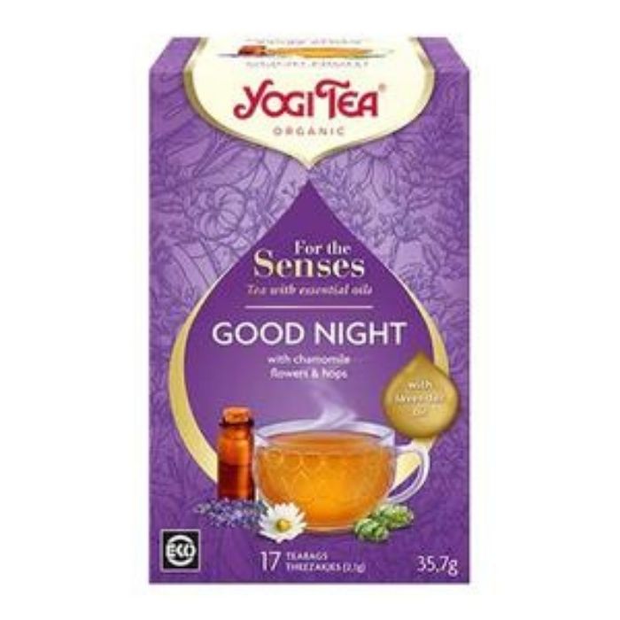 Yogi Tea - Organic For The Senses - Good Night Tea, 17 Bags - front