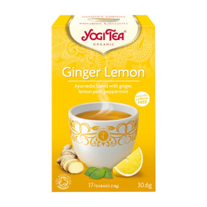 Yogi Tea - Organic Ginger Lemon Tea, 17 Bags | Multiple Options