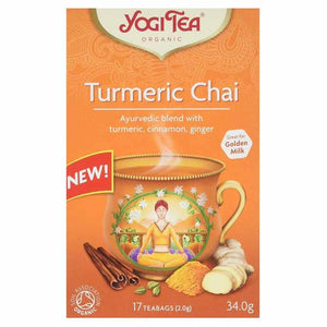 Yogi Tea - Organic Turmeric Chai Tea, 17 Bags | Multiple Options