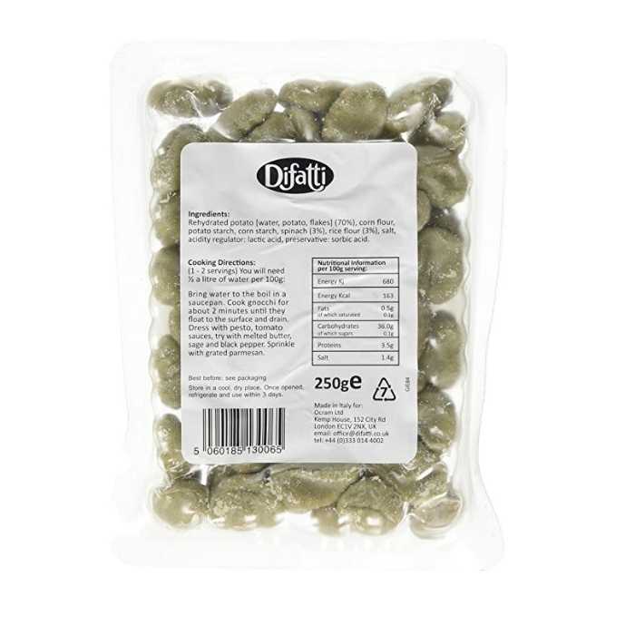 Difatti - Gluten-Free Gnocchi spinach back