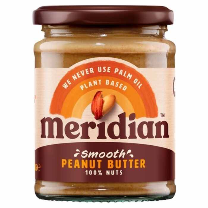 Meridian Foods - Peanut Butter 100% Nuts - Smooth, 280g