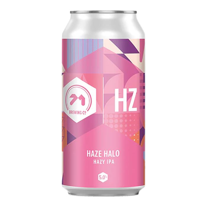 71 Brewing Co - Haze Halo Hazy IPA 5.0%, 440ml - Pack of 12