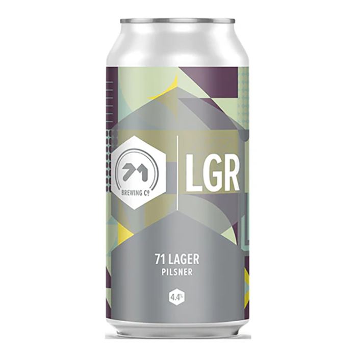 71 Brewing Co - Lager Pilsner 4.4%, 440ml - Pack of 12