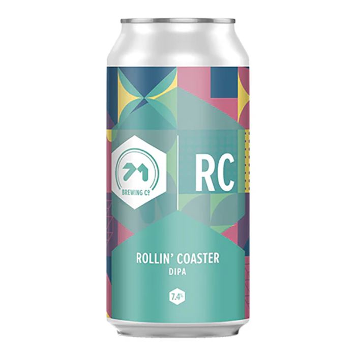 71 Brewing Co - Rollin' Coaster Double IPA 7.4%, 440ml - Pack of 12