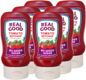 Real Good - Tomato Ketchup No Added Sugar, 310g | Pack of 6