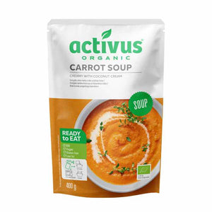 Activus - Organic Carrot Soup, 400g | Pack of 9