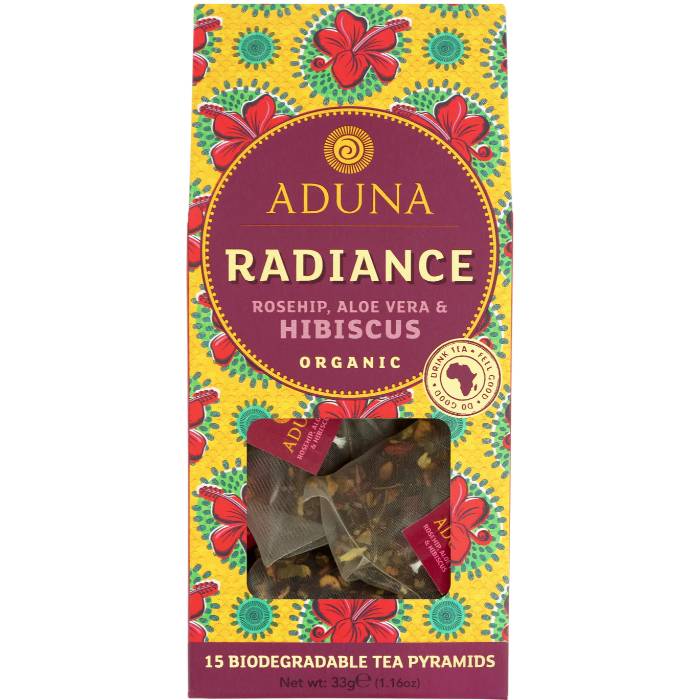 Aduna - Radiance Tea Hibiscus, Rosehip & Aloe Vera, 37g