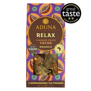 Aduna - Relax Tea with Cacao, Cinnamon Spiced, 37g