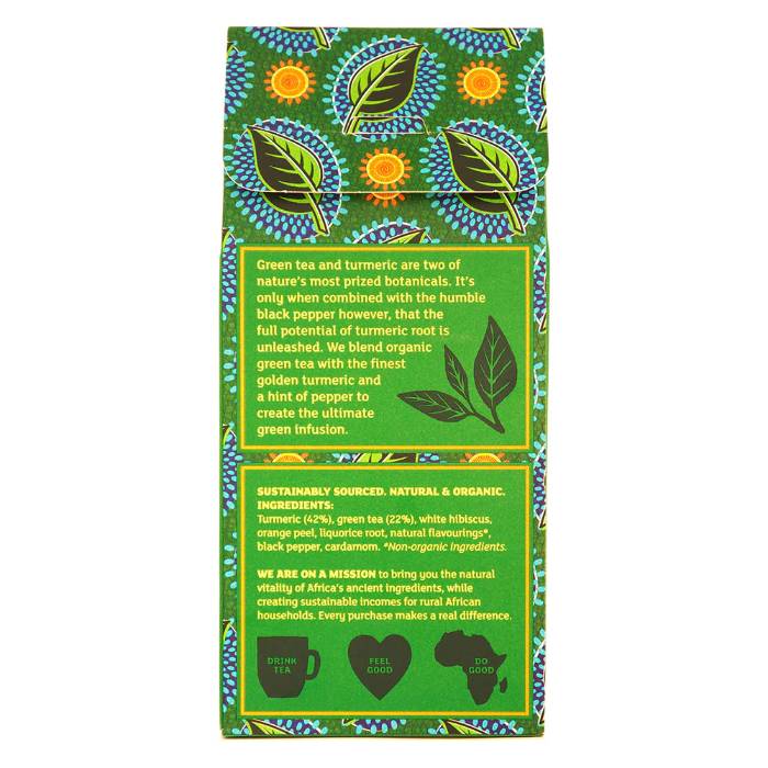 Aduna - Restore Green Tea & Turmeric, 37g - Back