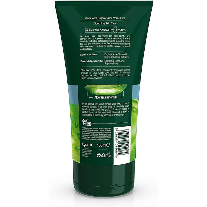 Aloe Pura - Face Wash, 150ml - back