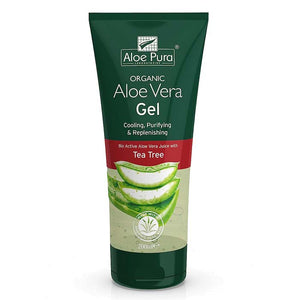 Aloe Pura - Organic Aloe Vera Gel with Tea Tree, 200ml