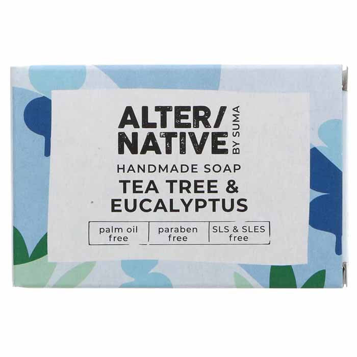 AlterNative By Suma - Tea Tree & Eucalyptus Soap,Pack of 1
