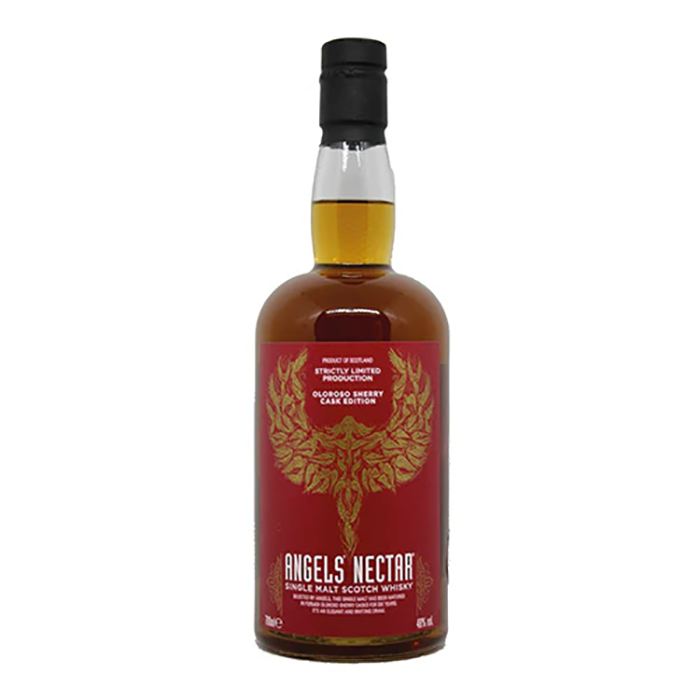 Angels' Nectar Whisky - Single Malt Scotch Whisky Sherry Cask Edition 46%, 70cl - Pack of 6