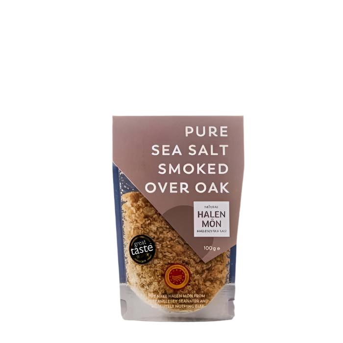 Anglesey Sea Salt - Oak Smoked Halen Mon Sea Salt, 100g - Pack of 10