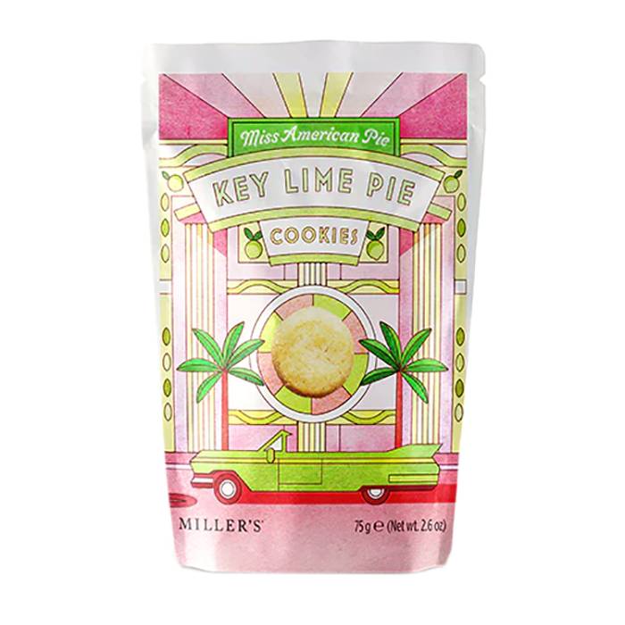Artisan Biscuits - Key Lime Pie Millers Miss American Pie, 75g  Pack of 20
