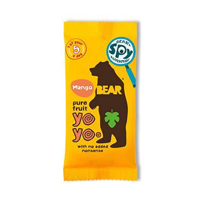 BEAR - Mango Fruit Yoyos, 20g - Pack of 18