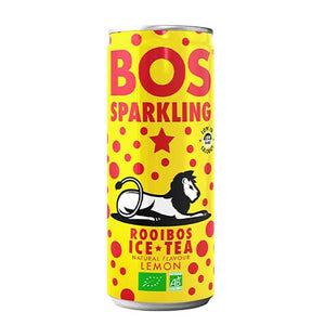 BOS - Ice Tea Sparkling Lemon, 250ml | Pack of 12