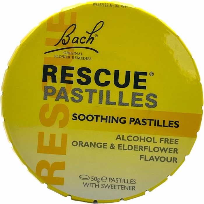 Bach - Bach Rescue Orange & Elderflower Pastilles, 50g