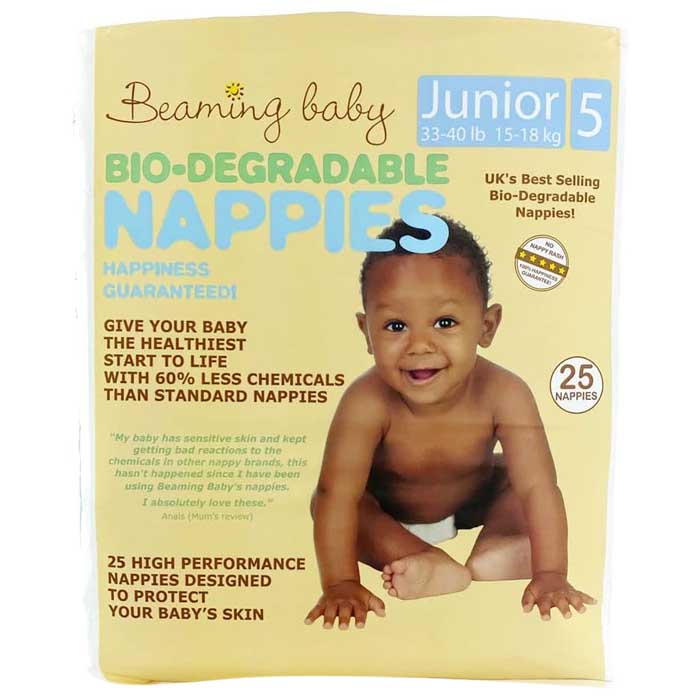 Beaming Baby - Nappies Junior Nappies x 25