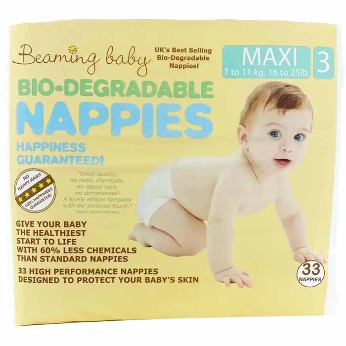 Beaming Baby - Nappies Maxi Nappies x 33