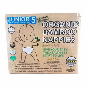 Beaming Baby - Organic Bamboo Junior Size 5, 22 Pieces