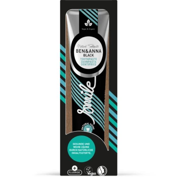 Ben & Anna - Toothpaste (Tube) - Black (with fluoride), 75ml – PlantX UK