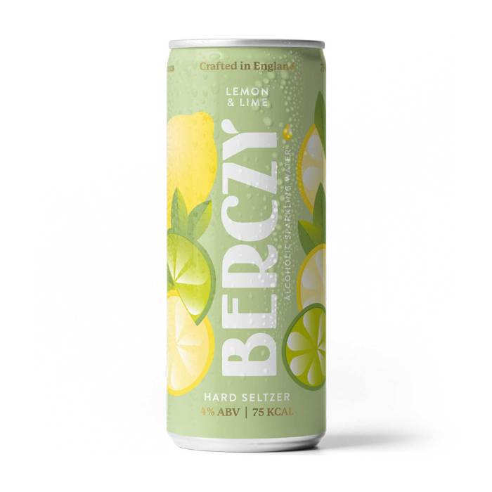 Berczy - Lemon & Lime Hard Seltzer, 250ml - Pack of 12