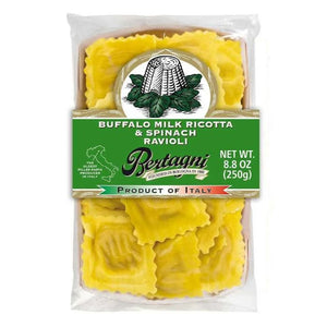 Bertagni - Buffalo Milk Ricotta & Spinach Ravioli, 250g | Pack of 6