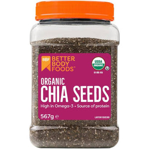 BetterBody Foods - Organic Chia Seeds | Multiple Sizes