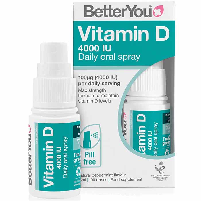 Better You - Dlux 4000 Vitamin D Oral Spray, 15ml