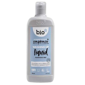 Bio-D - Fragrance Free Washing Up Liquid, 750ml