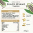 Biona - Organic Black Tahini, 250g - back