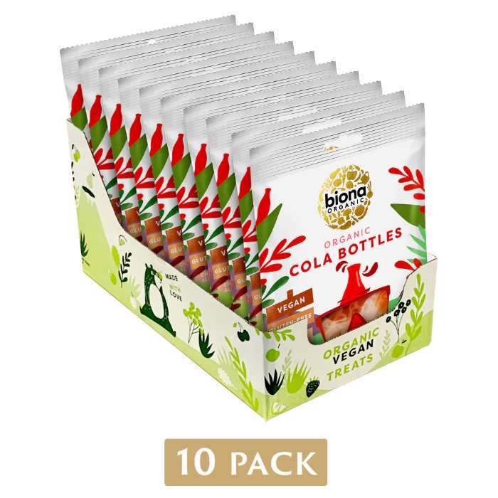 Biona - Organic Cool Cola Bottles, 75g  Pack of 10