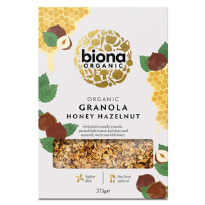 Biona - Organic Honey Hazelnut Granola, 375g | Multiple Sizes
