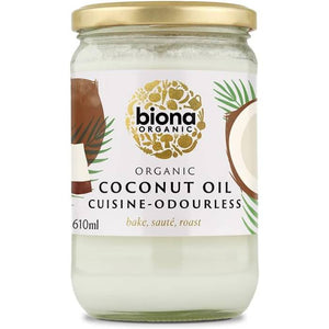 Biona - Organic Mild & Odourless Cuisine Coconut Oil, 610ml