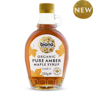 Biona - Organic Pure Maple Syrup Amber Grade A, 330g