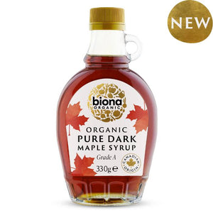 Biona - Organic Pure Maple Syrup Dark Grade A, 330g