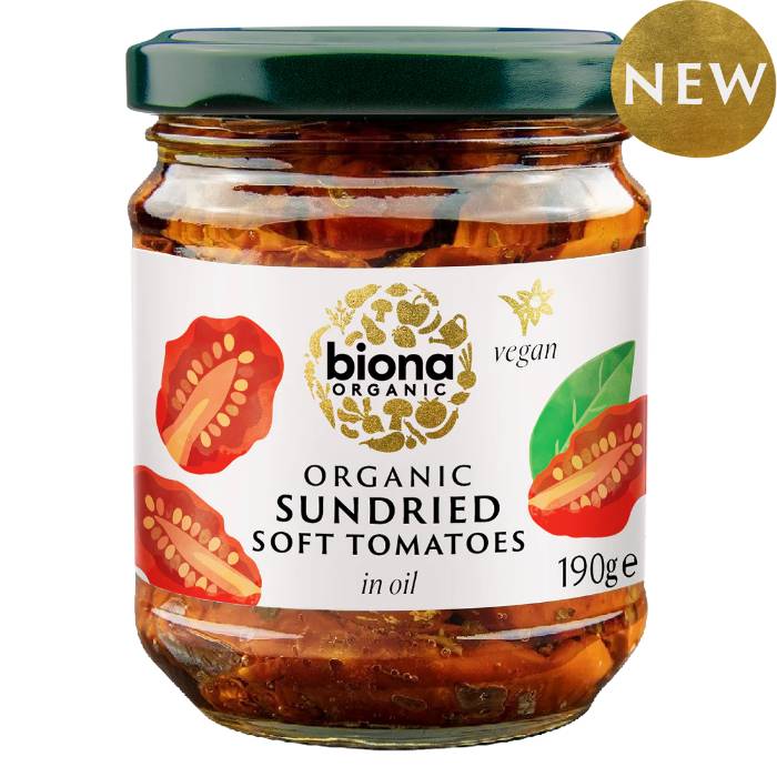 Biona - Organic Sundried Soft Tomatoes in Oil, 190g