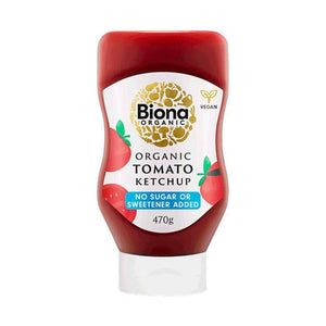 Biona - Organic Tomato Ketchup Squeezy NAS, 470g