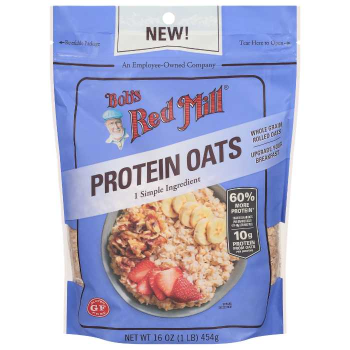 Bob's Red Mill - GF Protein Rolled Oats, 454g