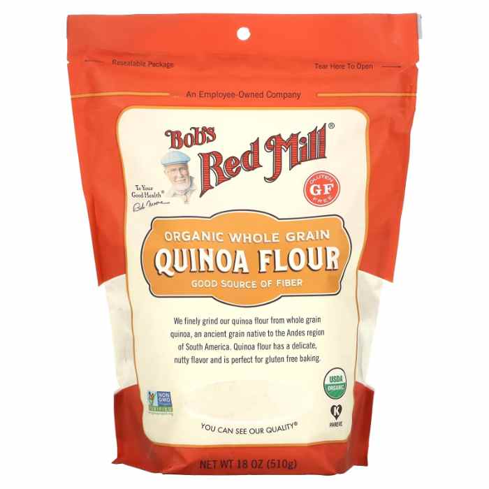 Bob's Red Mill - Organic Wholegrain Quinoa Flour, 510g