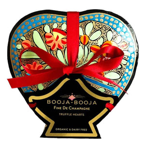 Booja Booja - Heart-Shaped box Fine de Champagne Chocolate Truffles, 115g