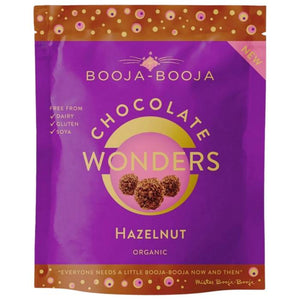 Booja Booja - Organic Hazelnut Chocolate Wonders, 65g | Pack of 8