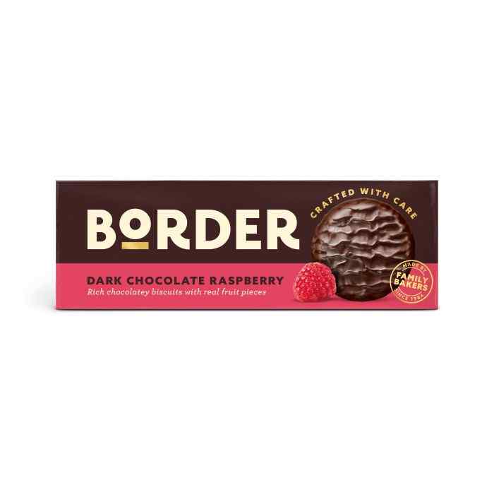 Border Biscuits - Dark Choc &Raspberry, 150g